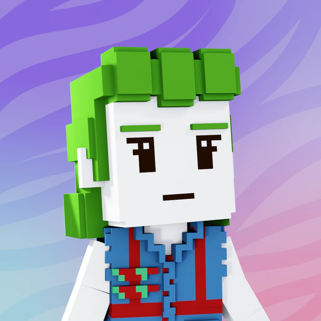 Pirate #9405 voxel render