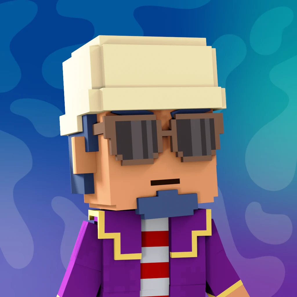 Pirate #9406 voxel render