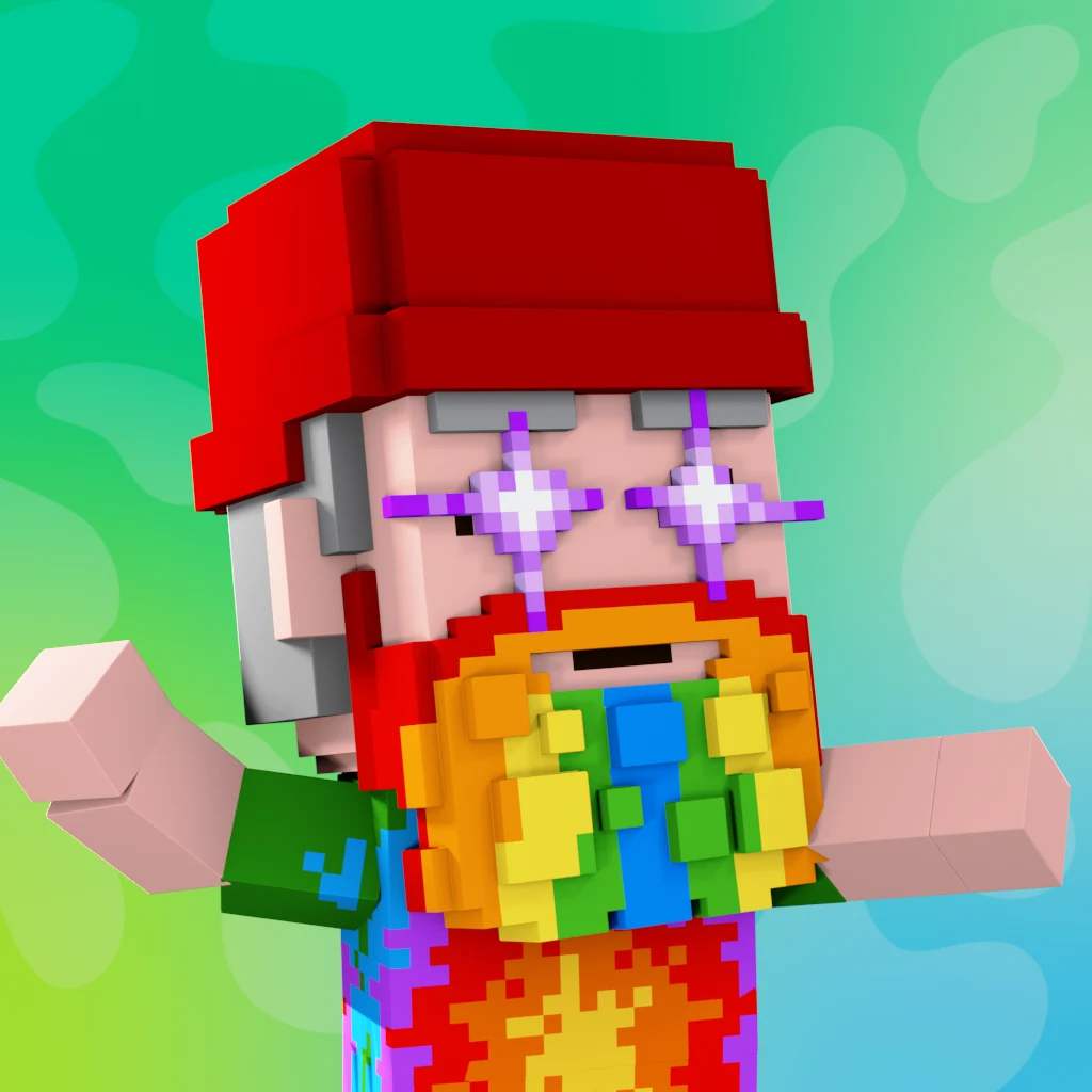 Pirate #9408 voxel render