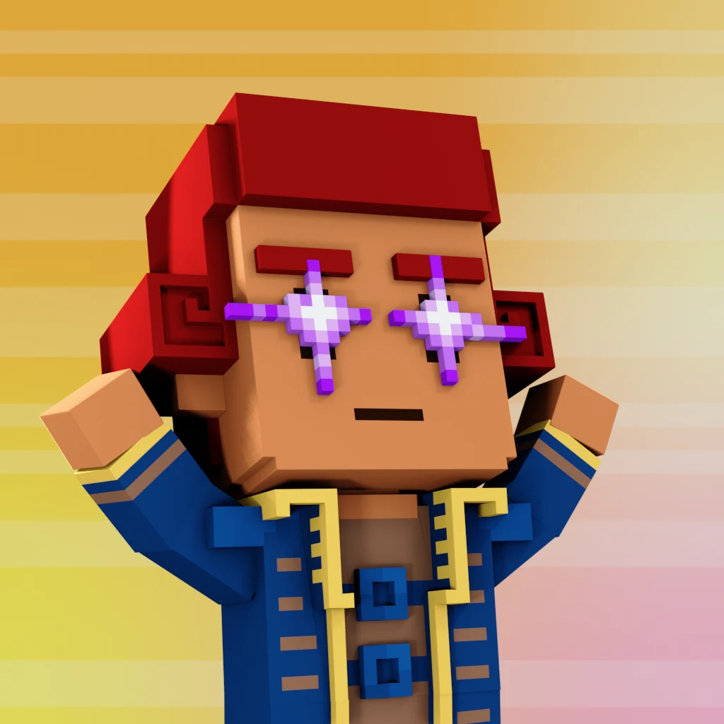 Pirate #941 voxel render