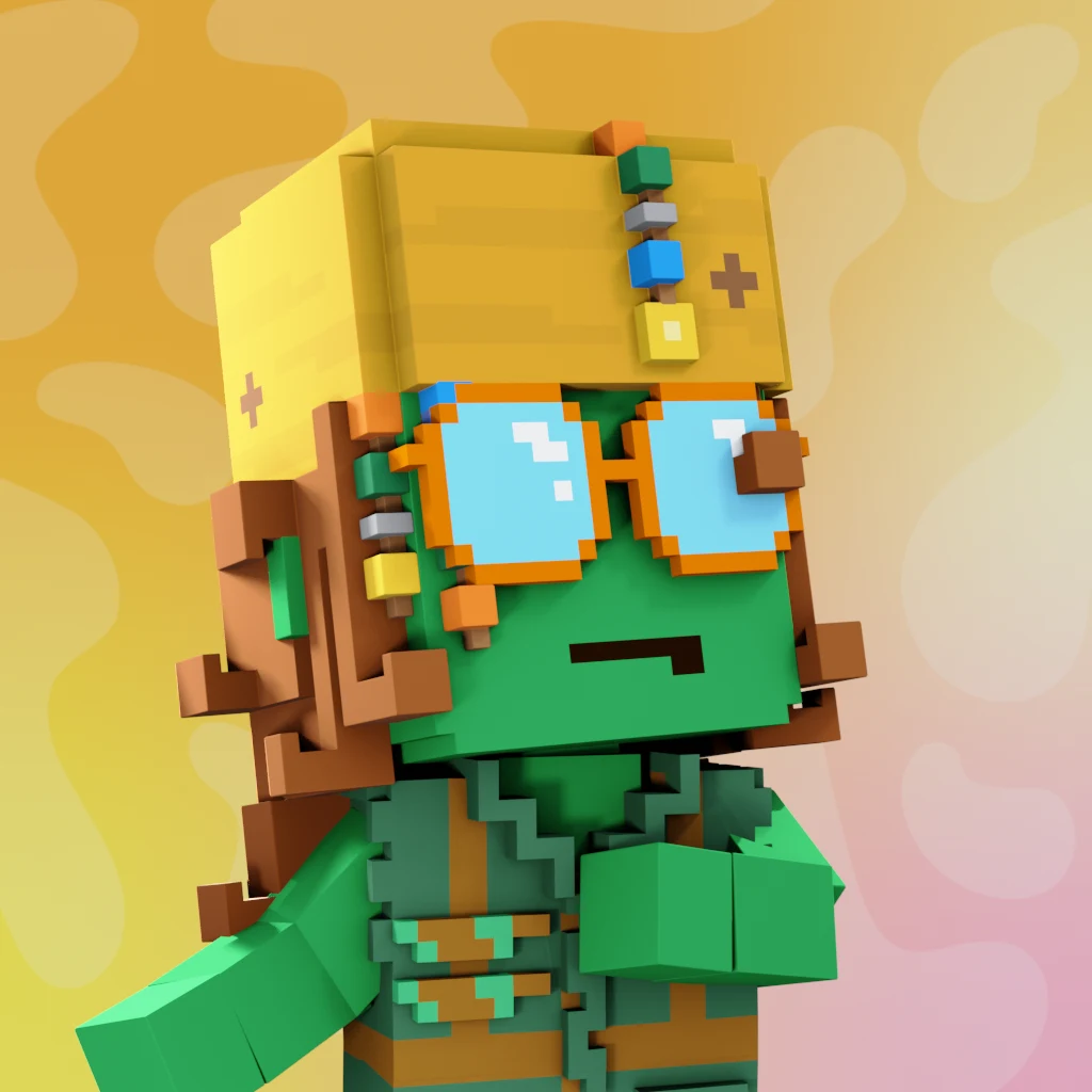 Pirate #9411 voxel render