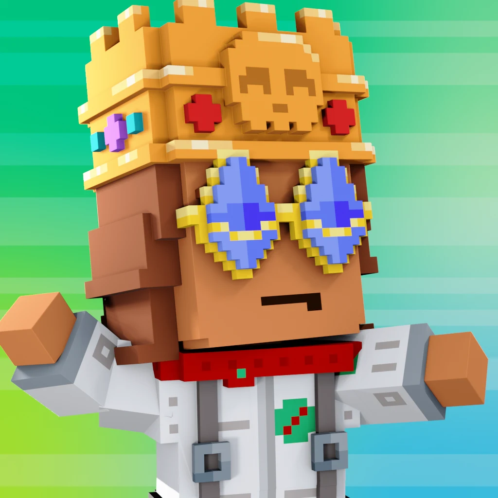 Pirate #9412 voxel render