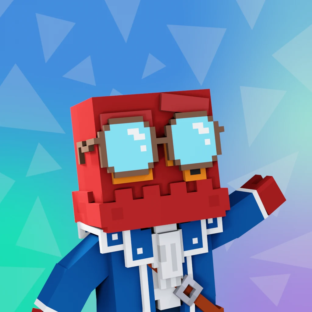 Pirate #9414 voxel render