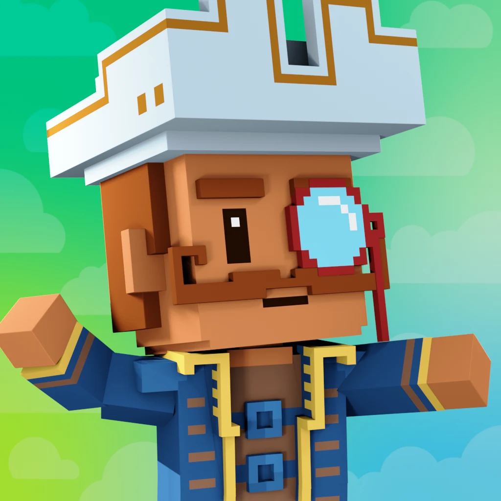 Pirate #9416 voxel render