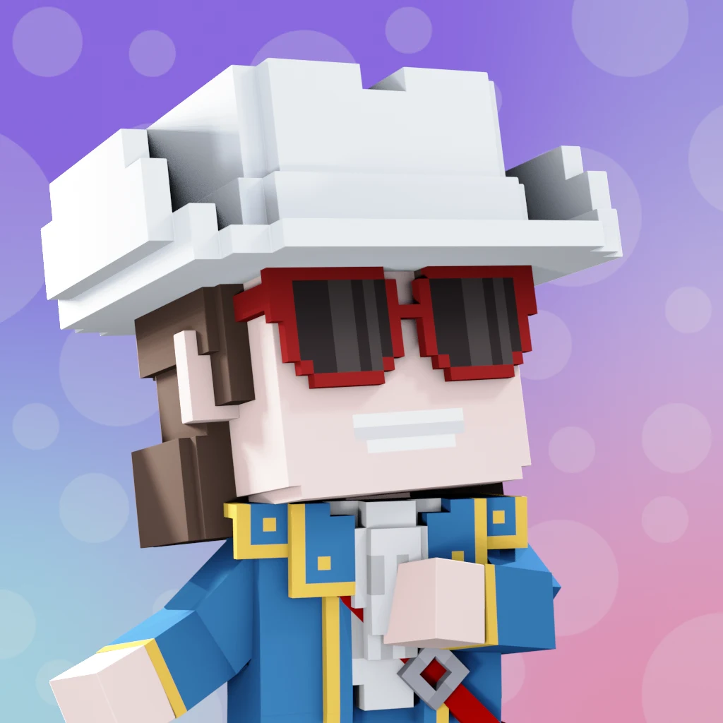 Pirate #9426 voxel render