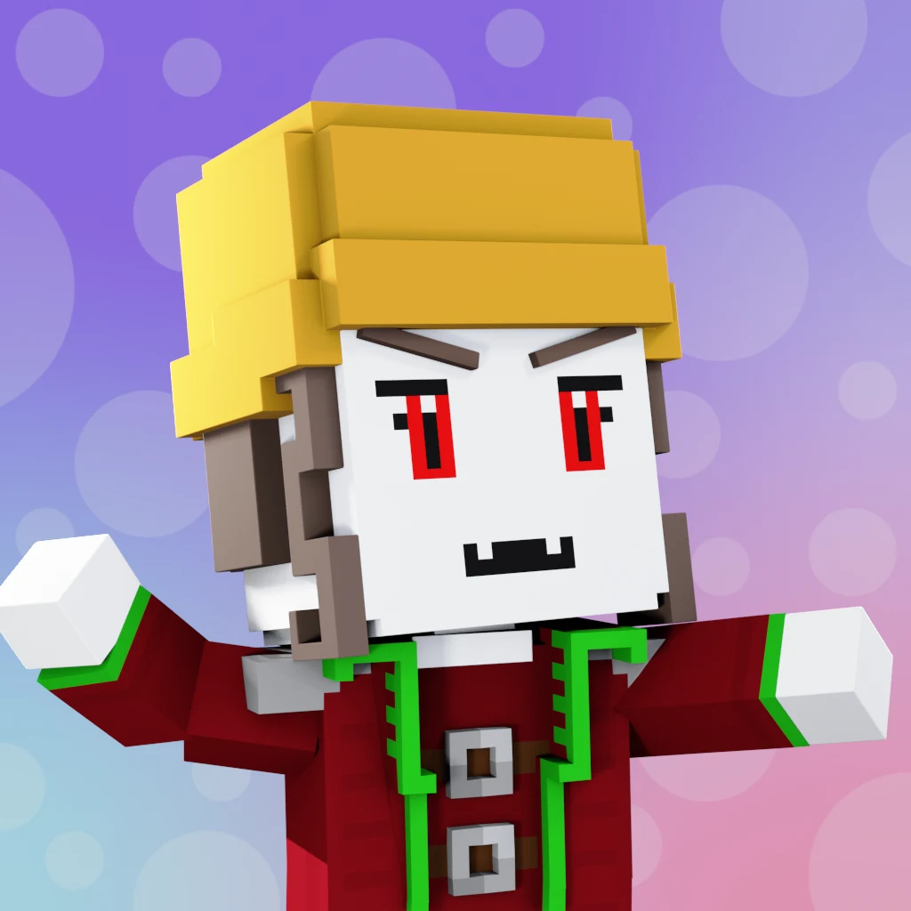 Pirate #9427 voxel render