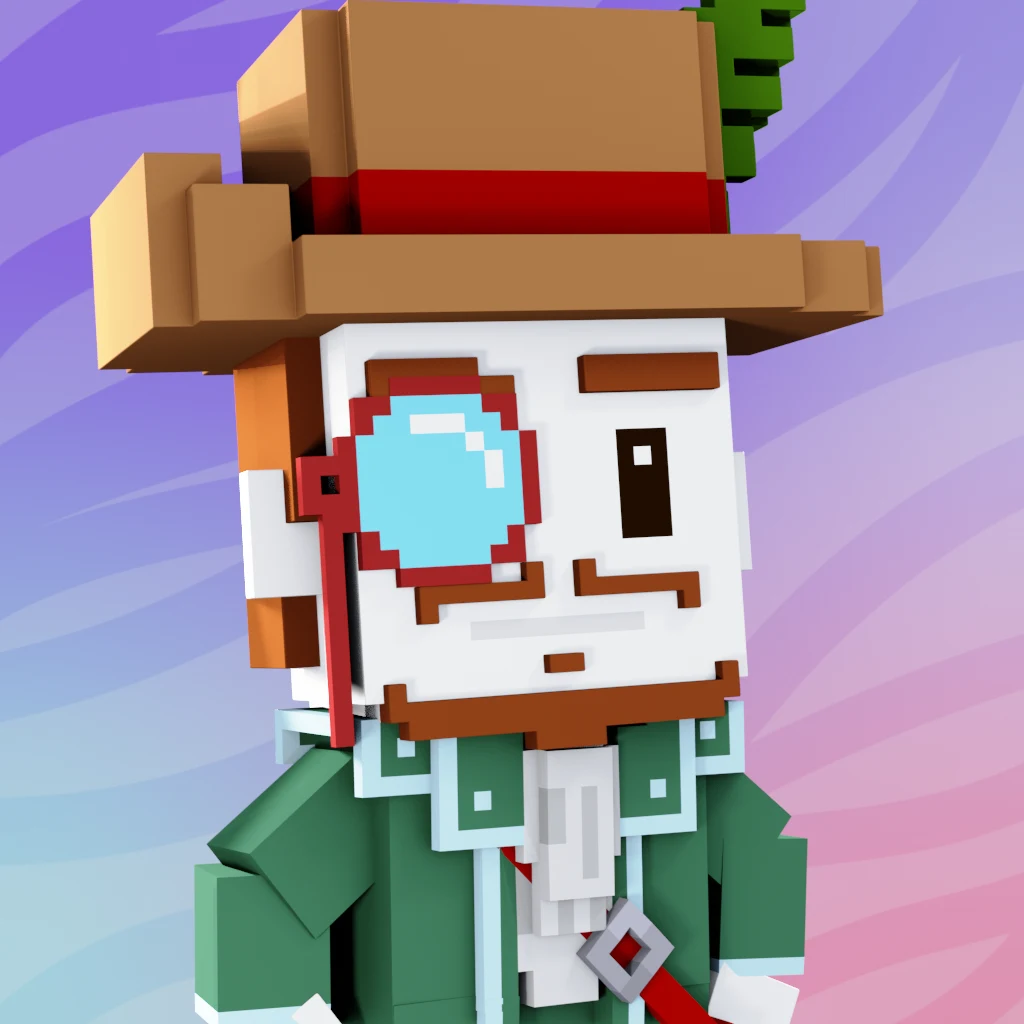 Pirate #943 voxel render