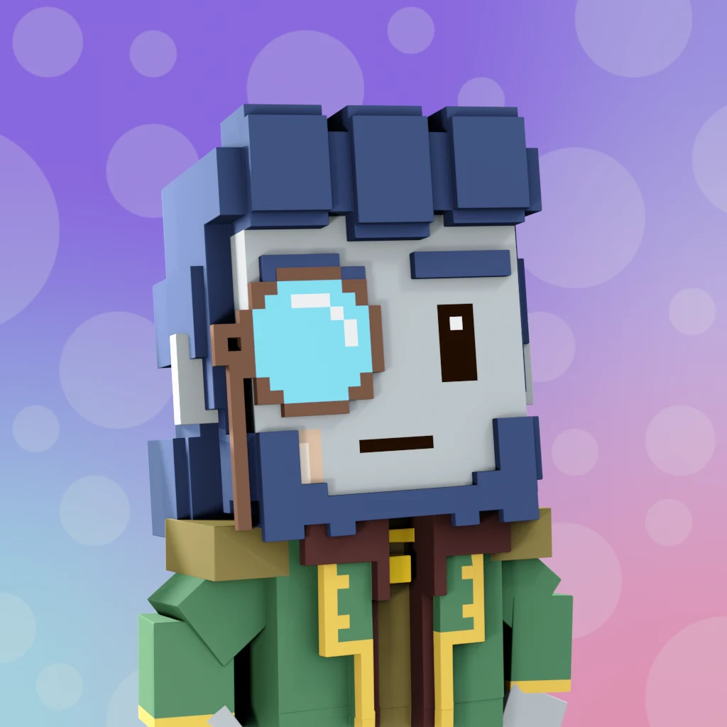 Pirate #9431 voxel render