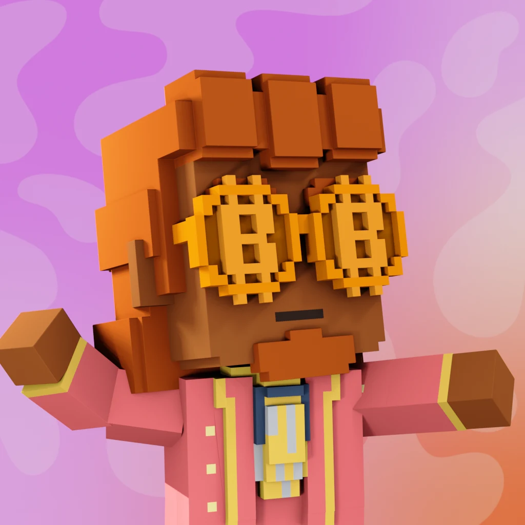 Pirate #9432 voxel render