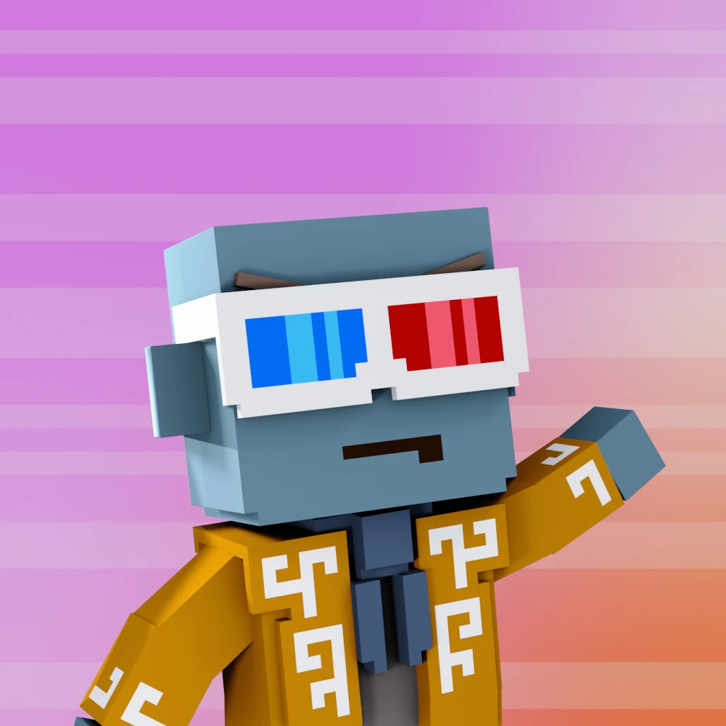 Pirate #9433 voxel render