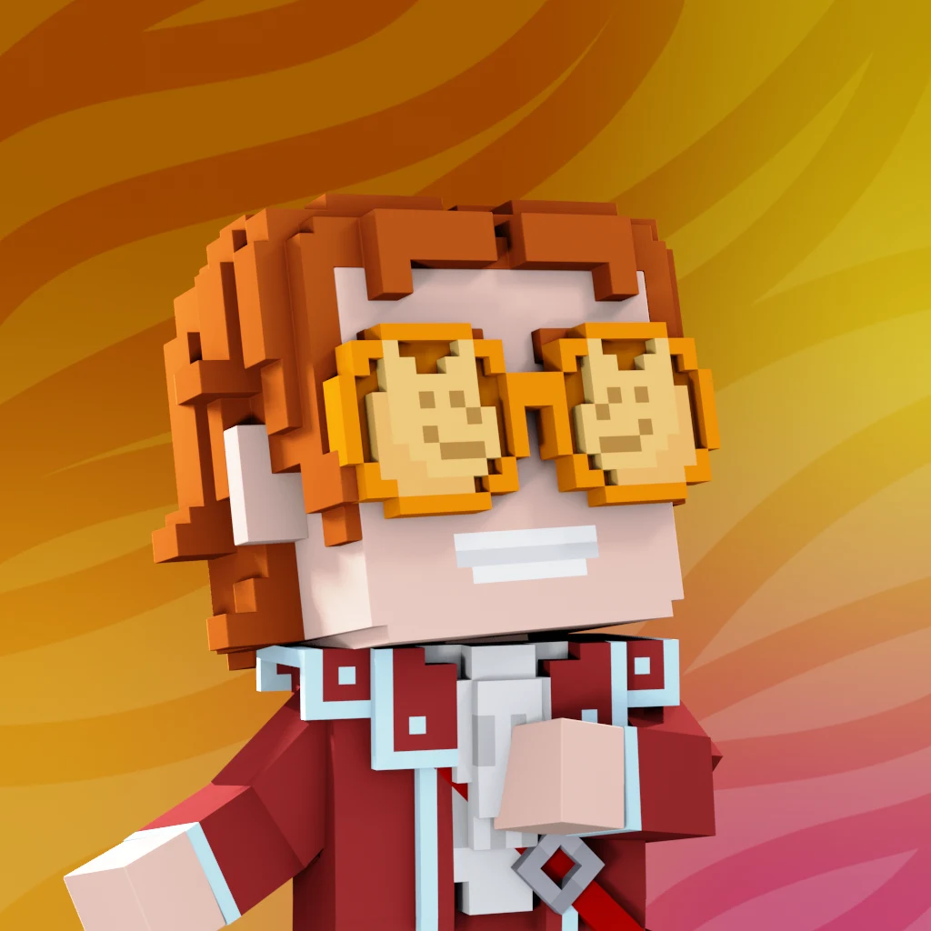Pirate #9435 voxel render