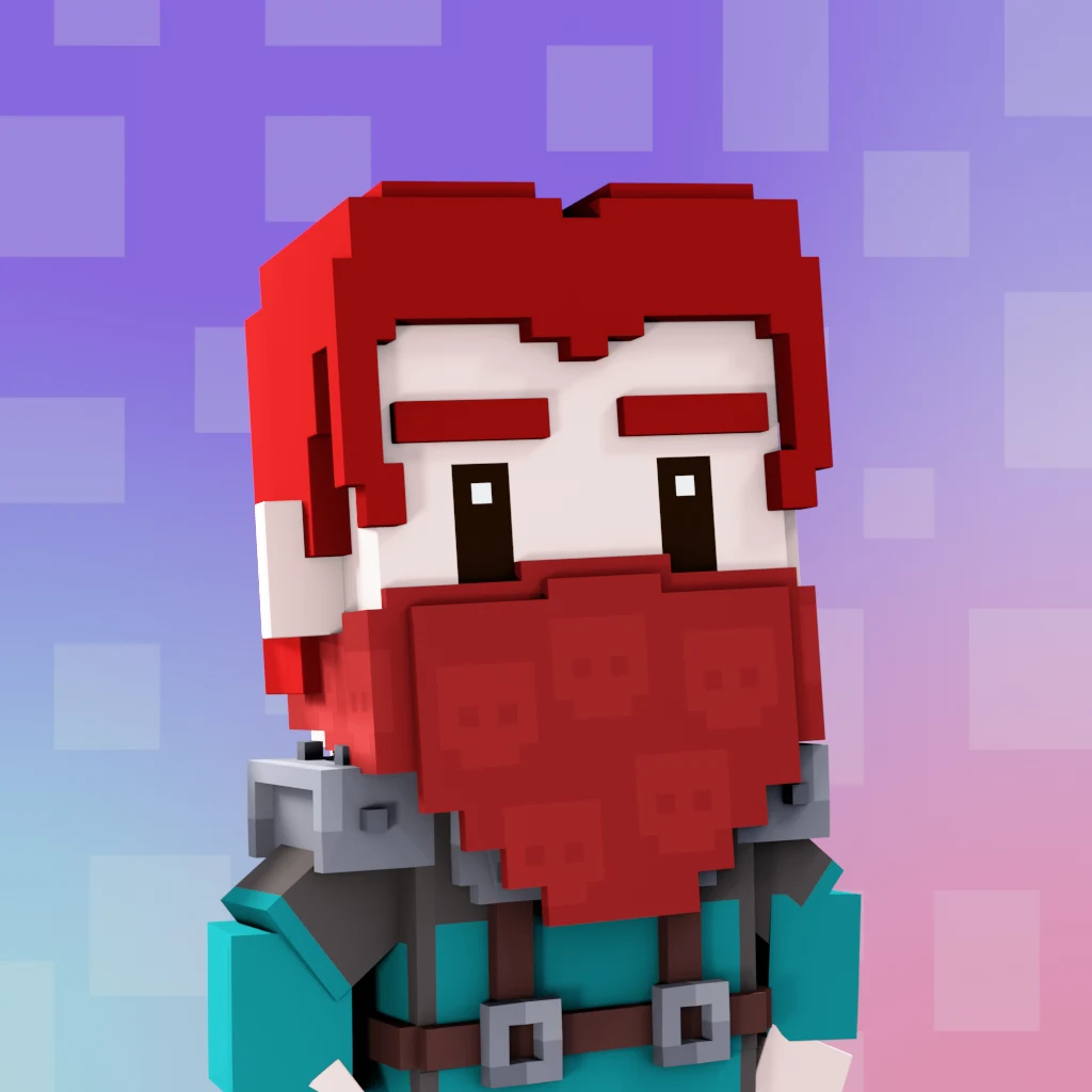 Pirate #9436 voxel render