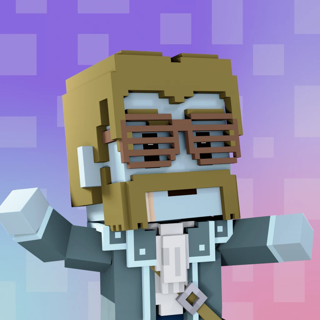Pirate #9438 voxel render