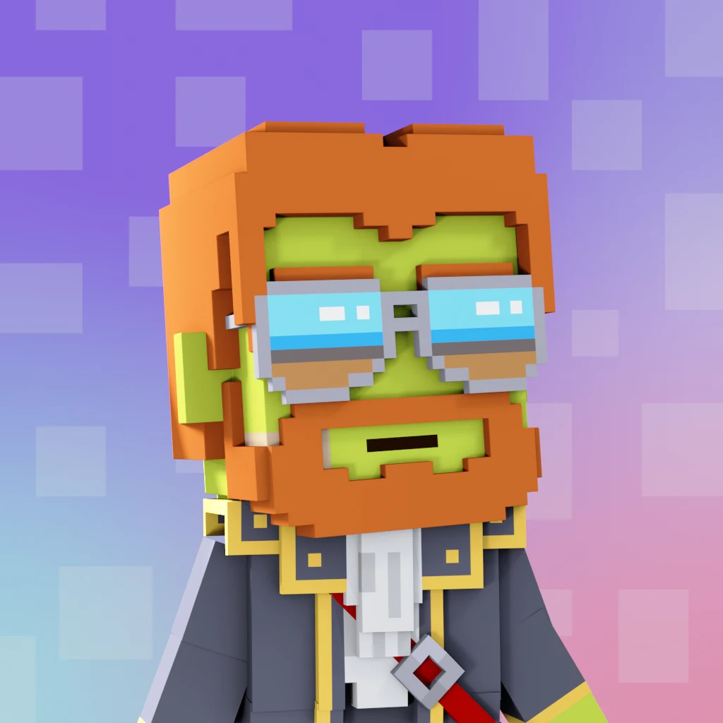 Pirate #9439 voxel render