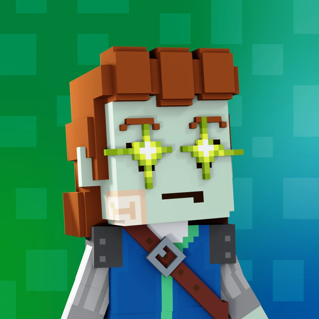 Pirate #944 voxel render