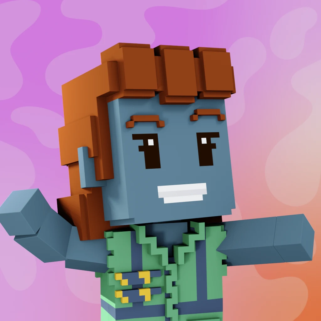 Pirate #9440 voxel render
