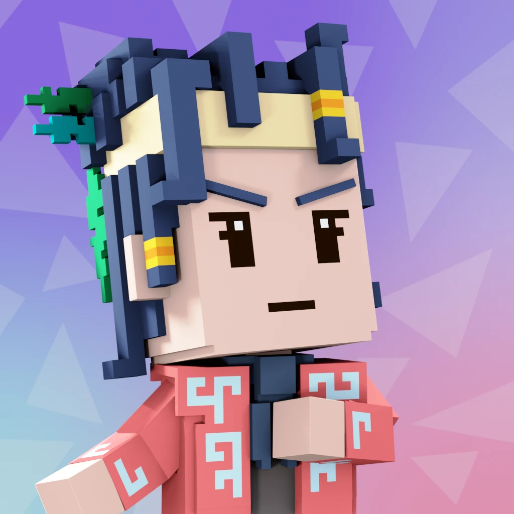 Pirate #9442 voxel render