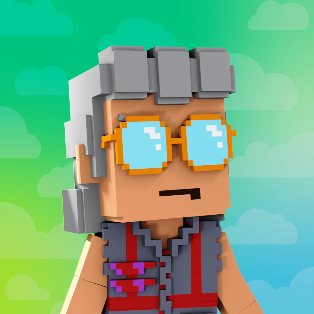 Pirate #9443 voxel render
