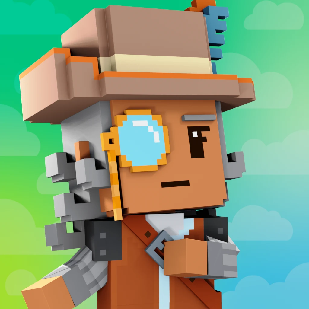Pirate #9445 voxel render