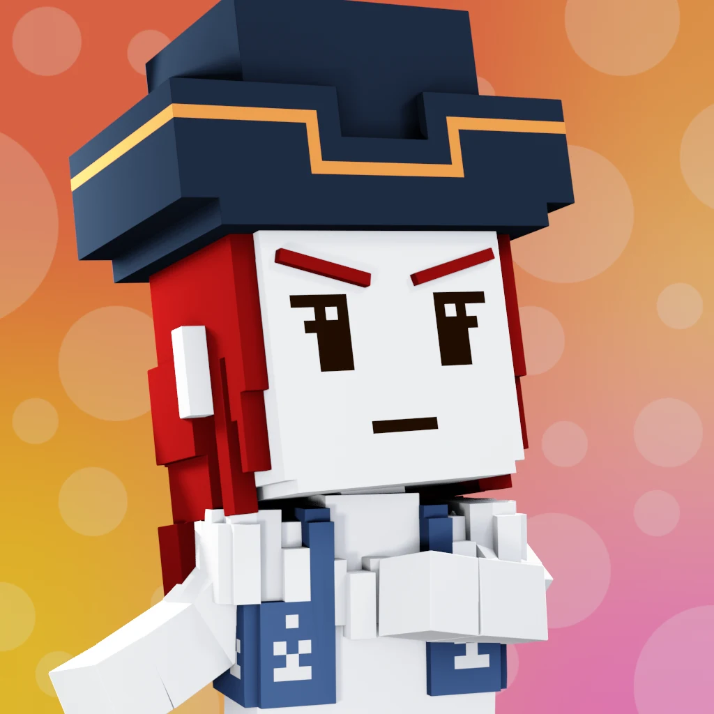 Pirate #9448 voxel render