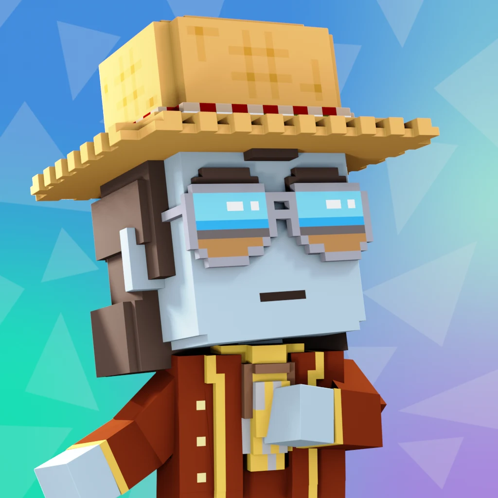 Pirate #9449 voxel render