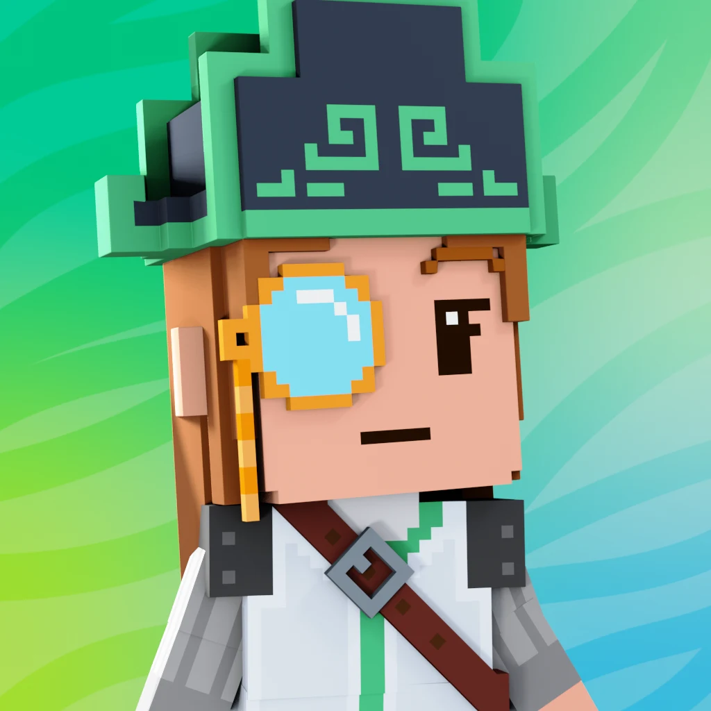 Pirate #9450 voxel render