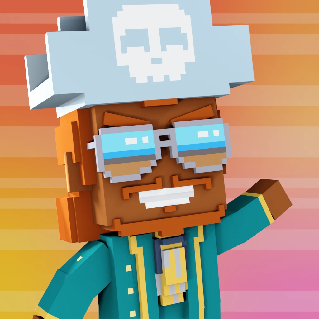 Pirate #9451 voxel render