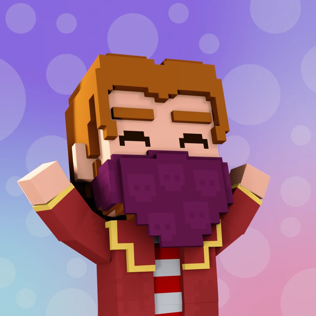 Pirate #9453 voxel render