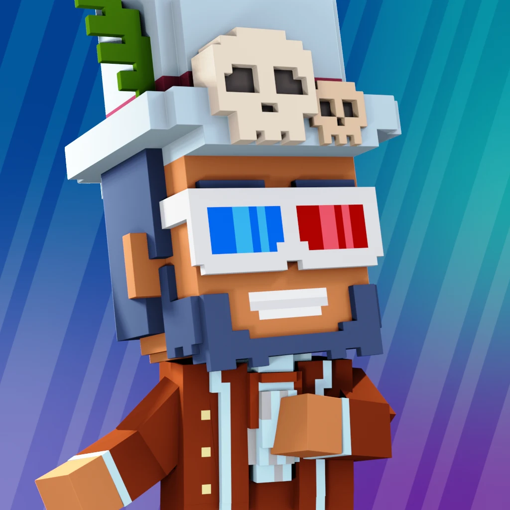 Pirate #9455 voxel render