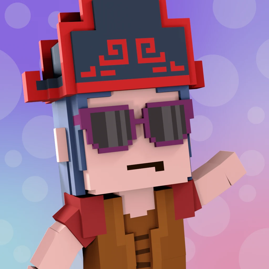Pirate #9456 voxel render