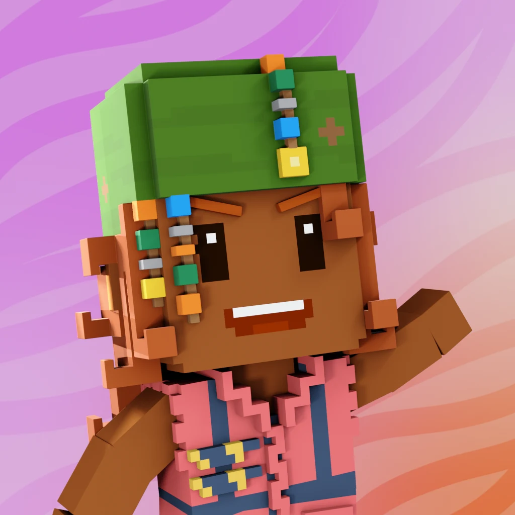 Pirate #9458 voxel render