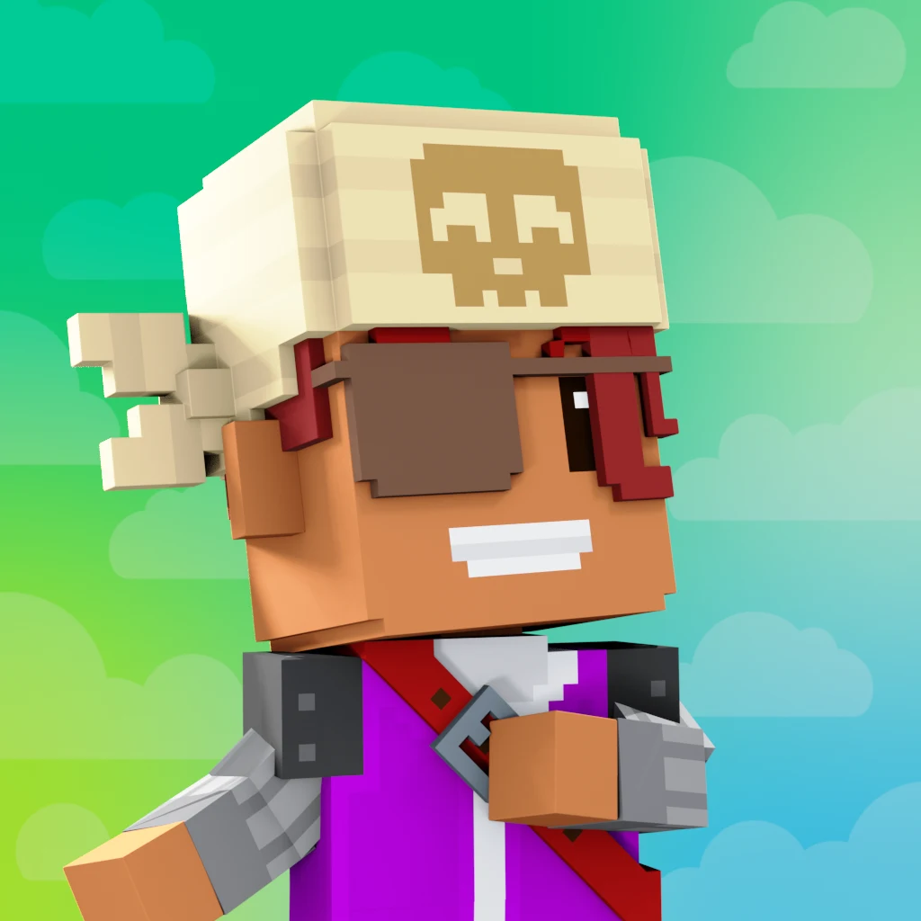 Pirate #9459 voxel render