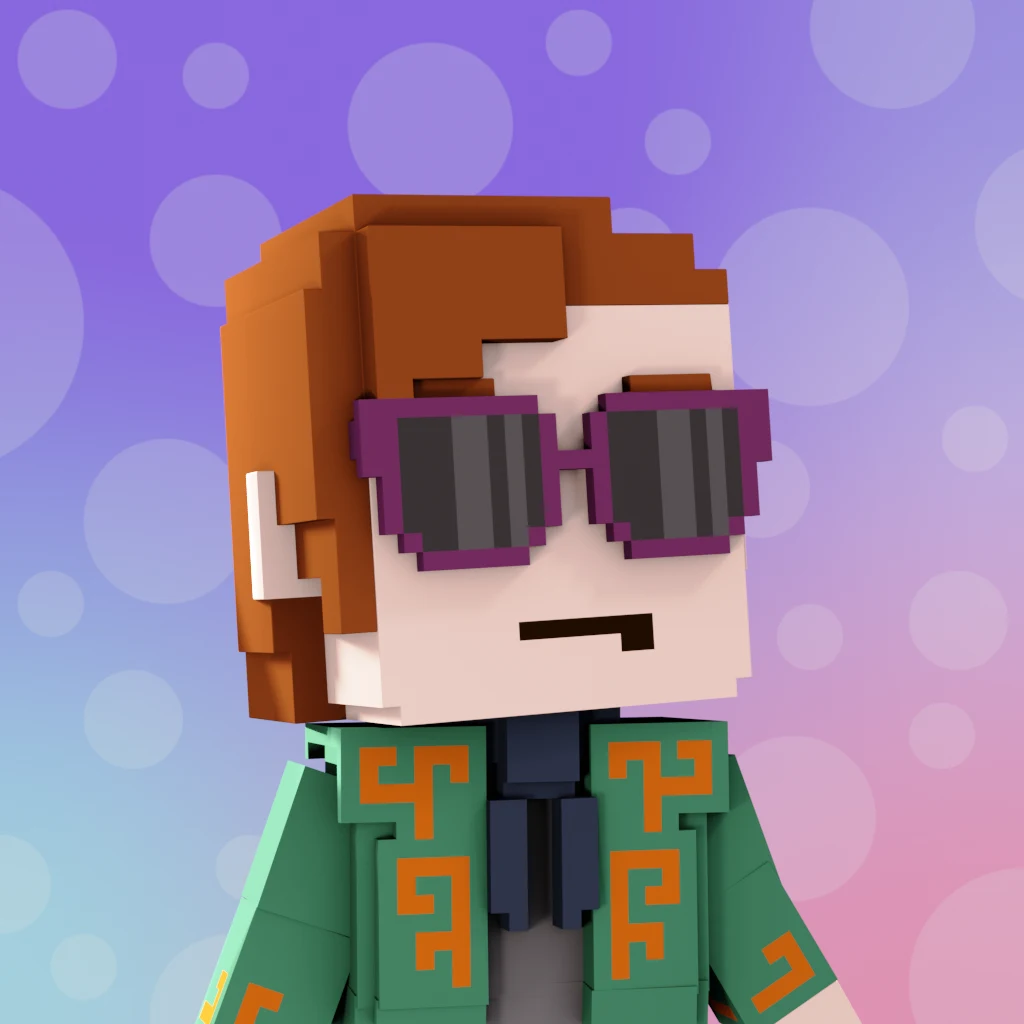 Pirate #946 voxel render