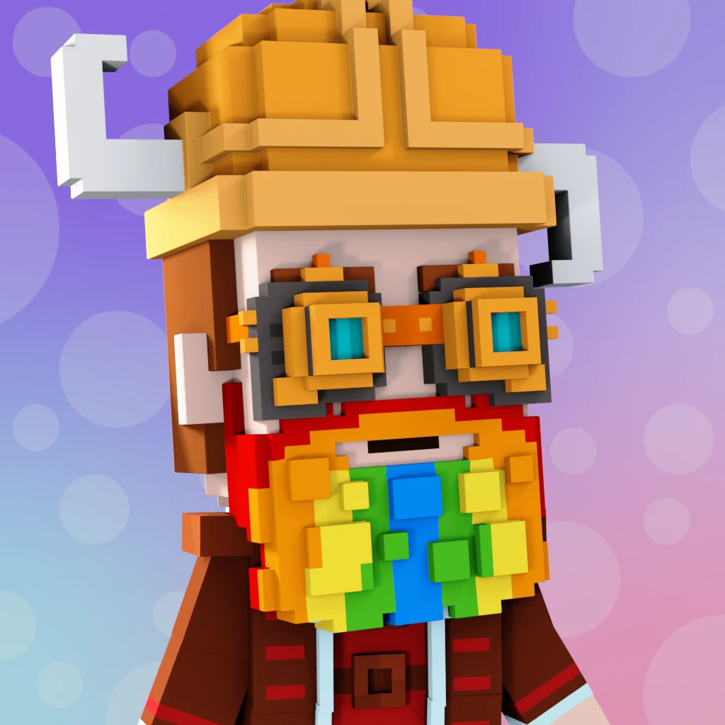 Pirate #9460 voxel render