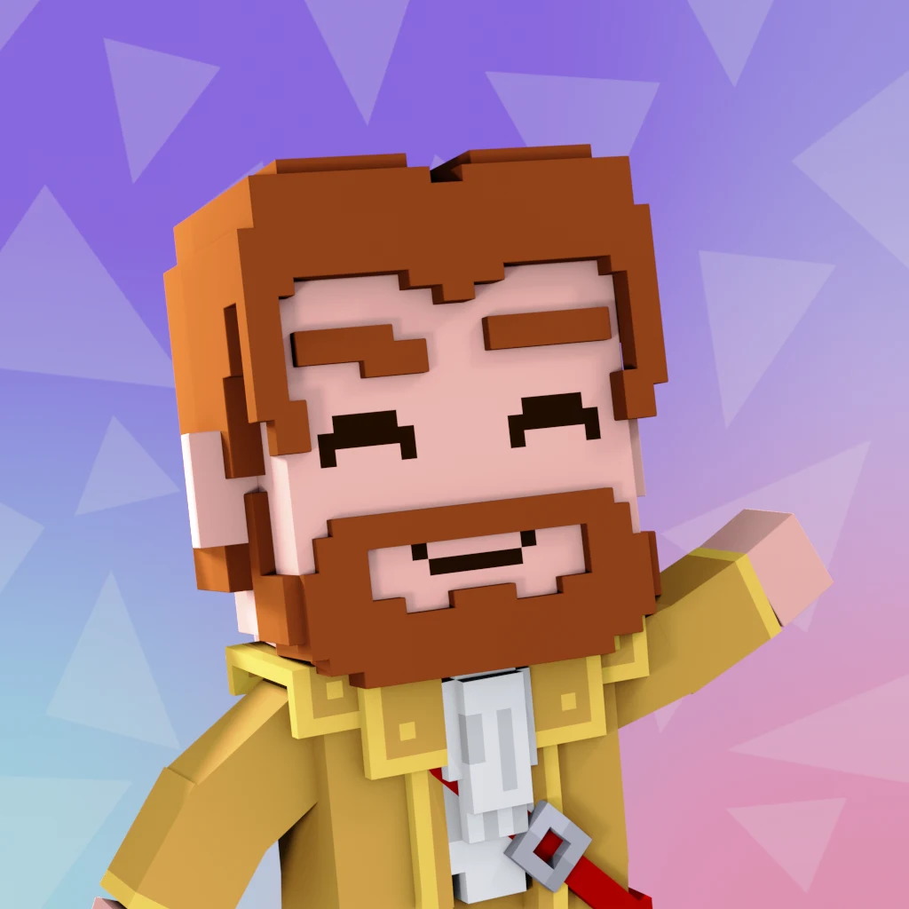 Pirate #9463 voxel render