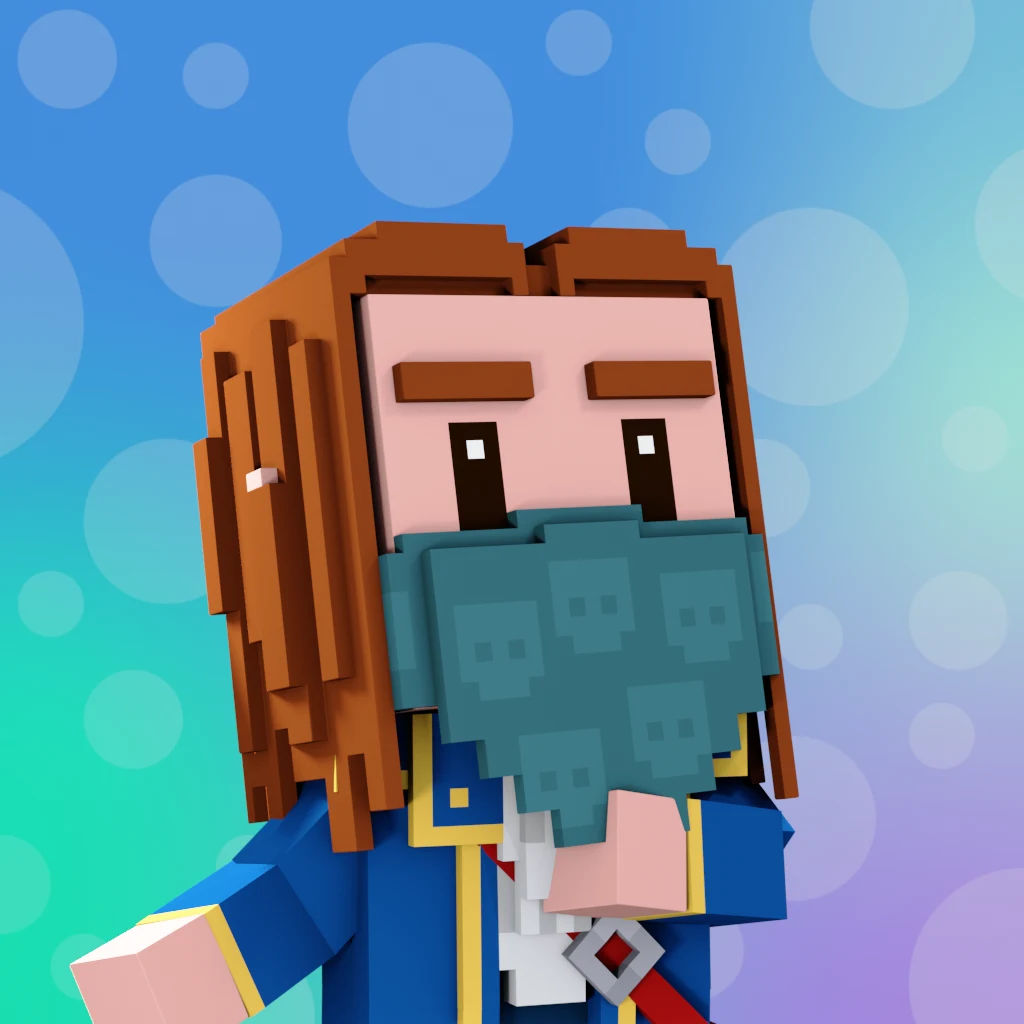 Pirate #9465 voxel render