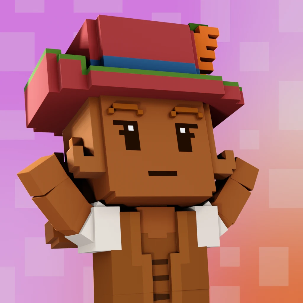 Pirate #9467 voxel render