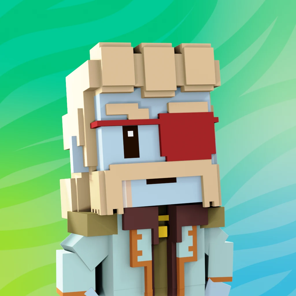 Pirate #9469 voxel render