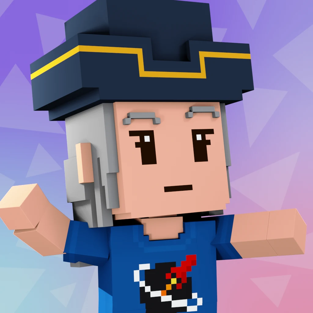 Pirate #947 voxel render