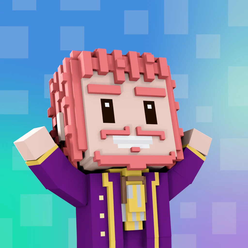 Pirate #9470 voxel render