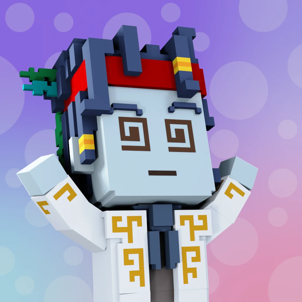 Pirate #9471 voxel render