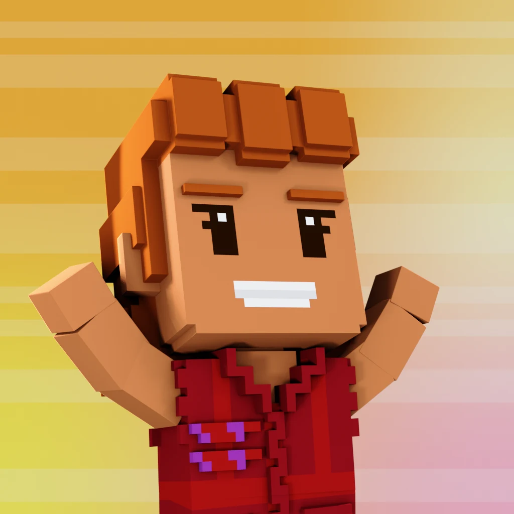 Pirate #9476 voxel render