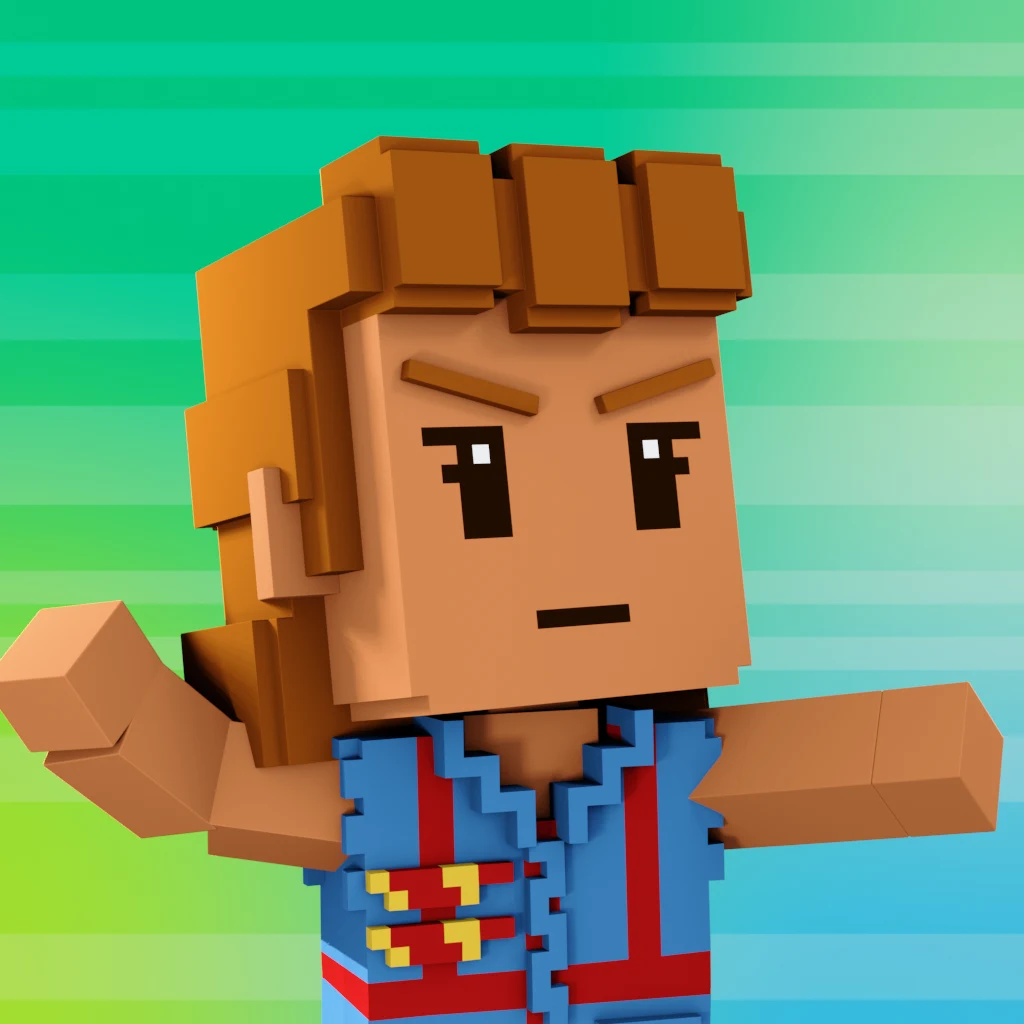 Pirate #9477 voxel render