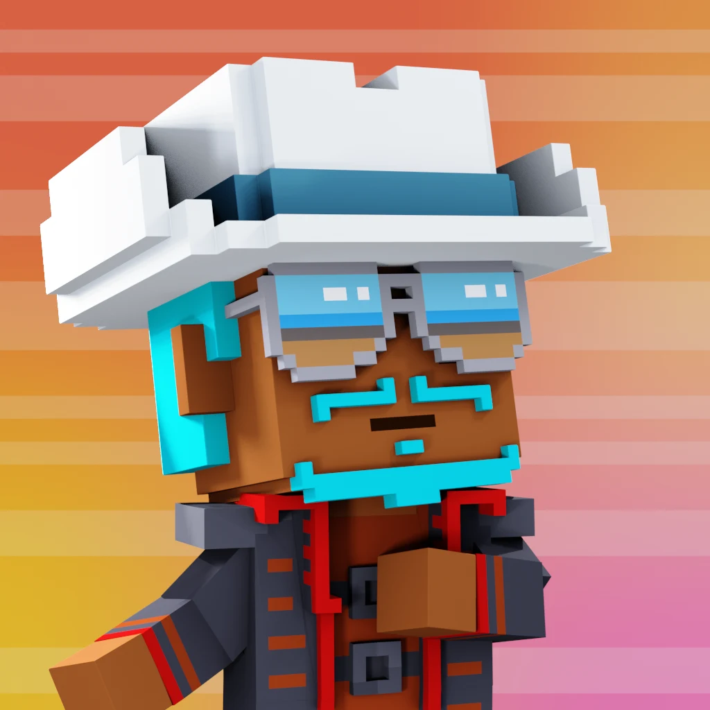 Pirate #9478 voxel render