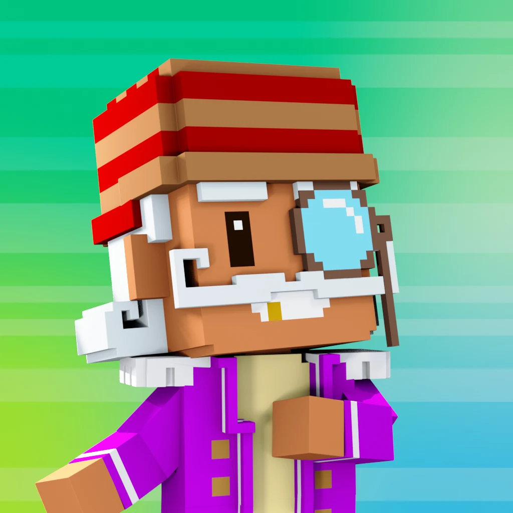 Pirate #9480 voxel render