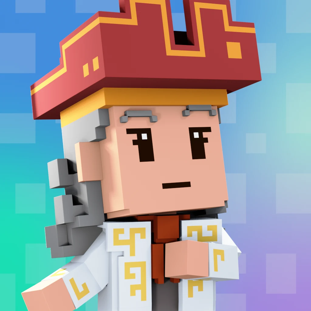 Pirate #9482 voxel render