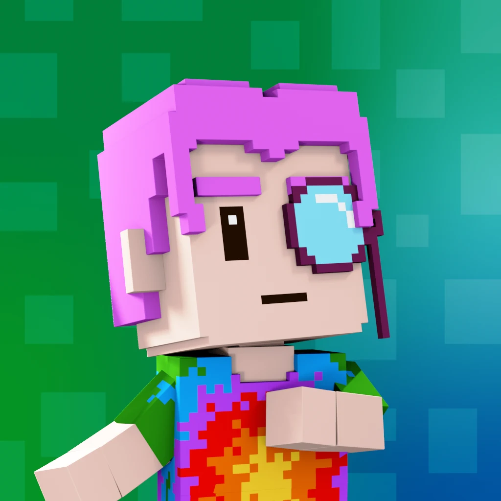Pirate #9484 voxel render