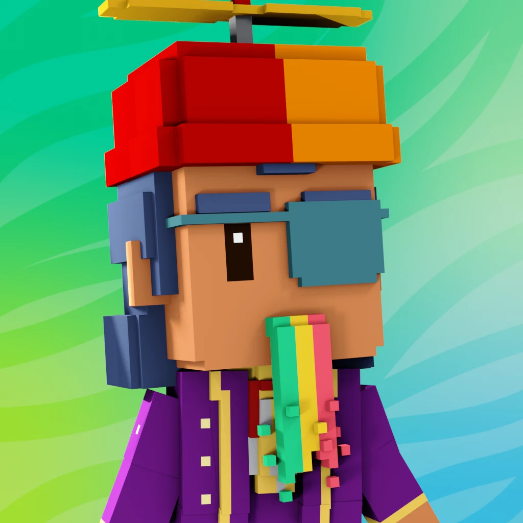 Pirate #9486 voxel render
