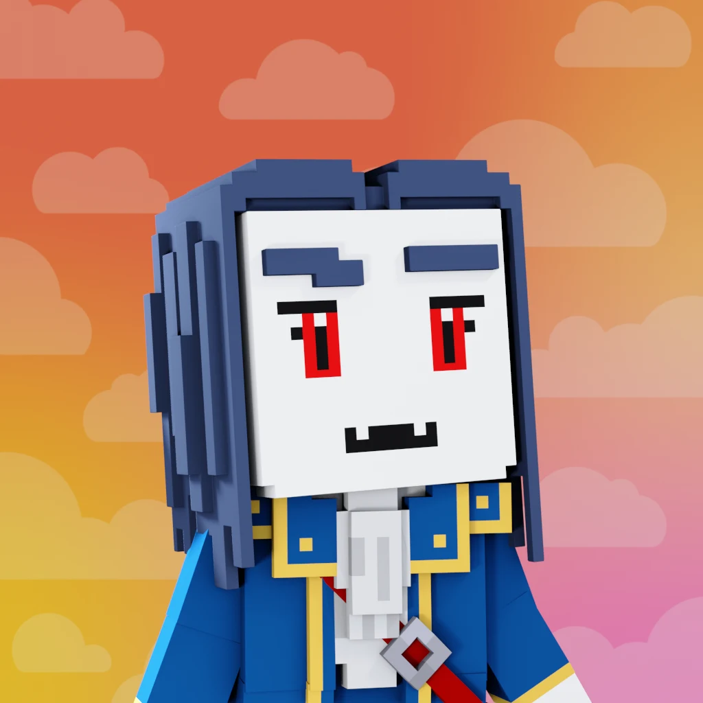 Pirate #9488 voxel render