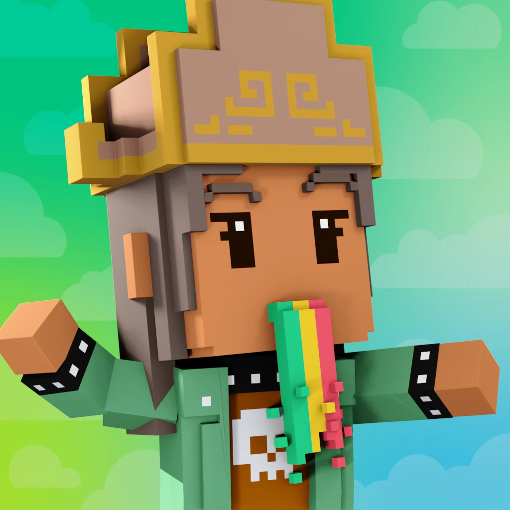 Pirate #9489 voxel render